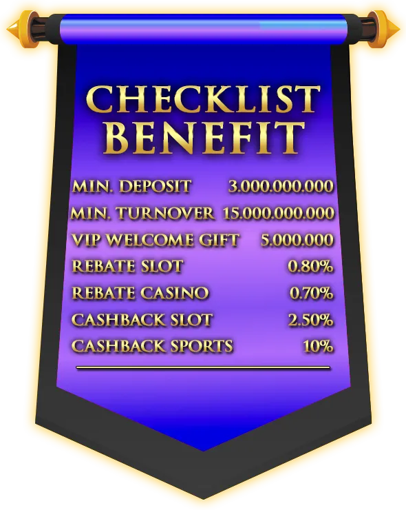 CHECKLIST BENEFIT SUPER EXECUTIVE VIP